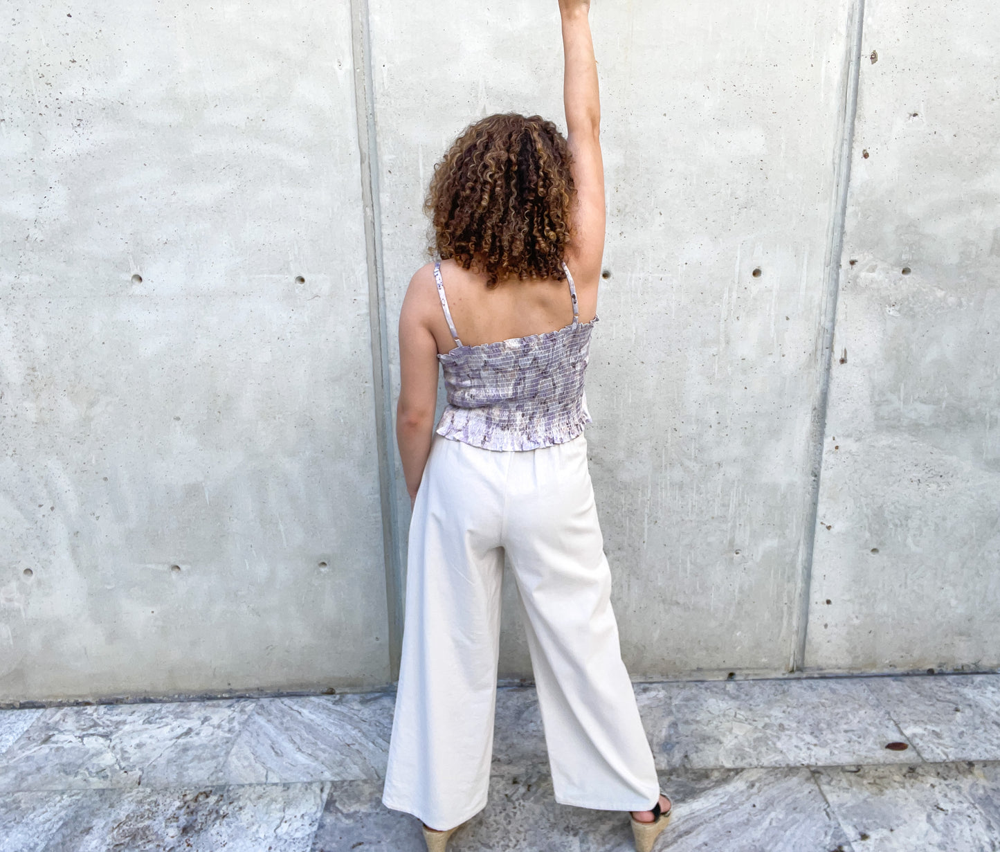 Lavender Crop Top